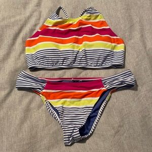 Roxy two piece bathing suit